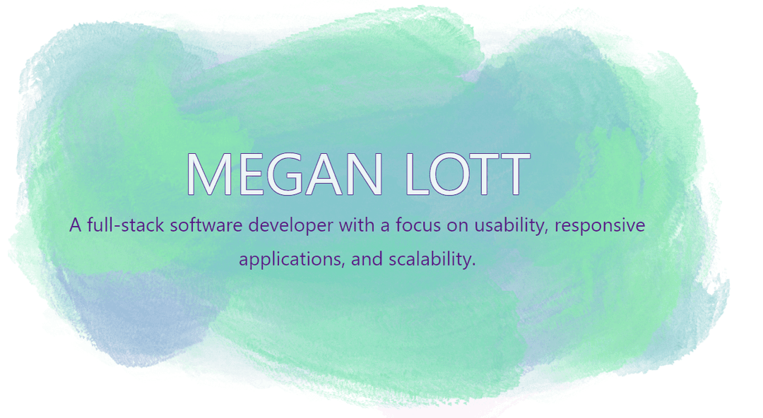 Homepage of meganlott.com